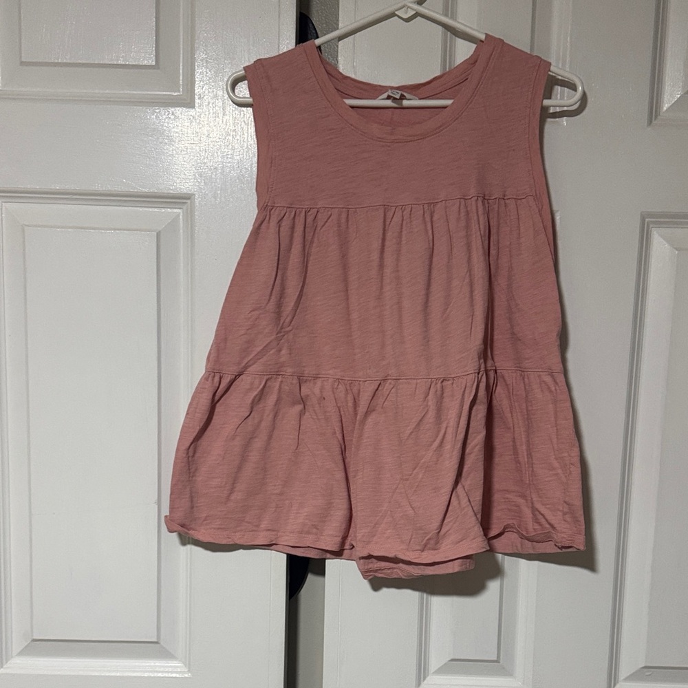Time and Tru Blush Pink Top